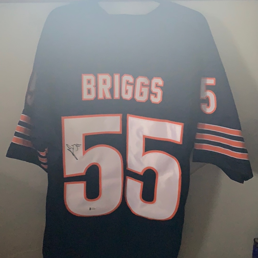 🚨Signed Bears Lance Briggs jersey